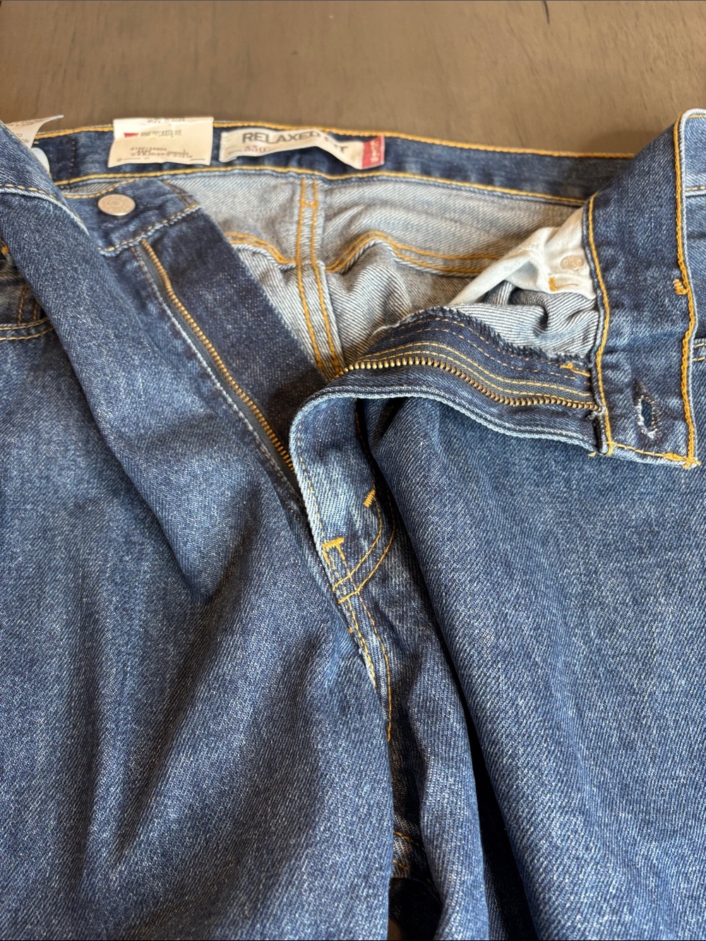 💙 Levi’s 550 Men’s Jeans 36 x 34 NWT Relaxed Fit Straight Leg Denim 💙 - Picture 9 of 9